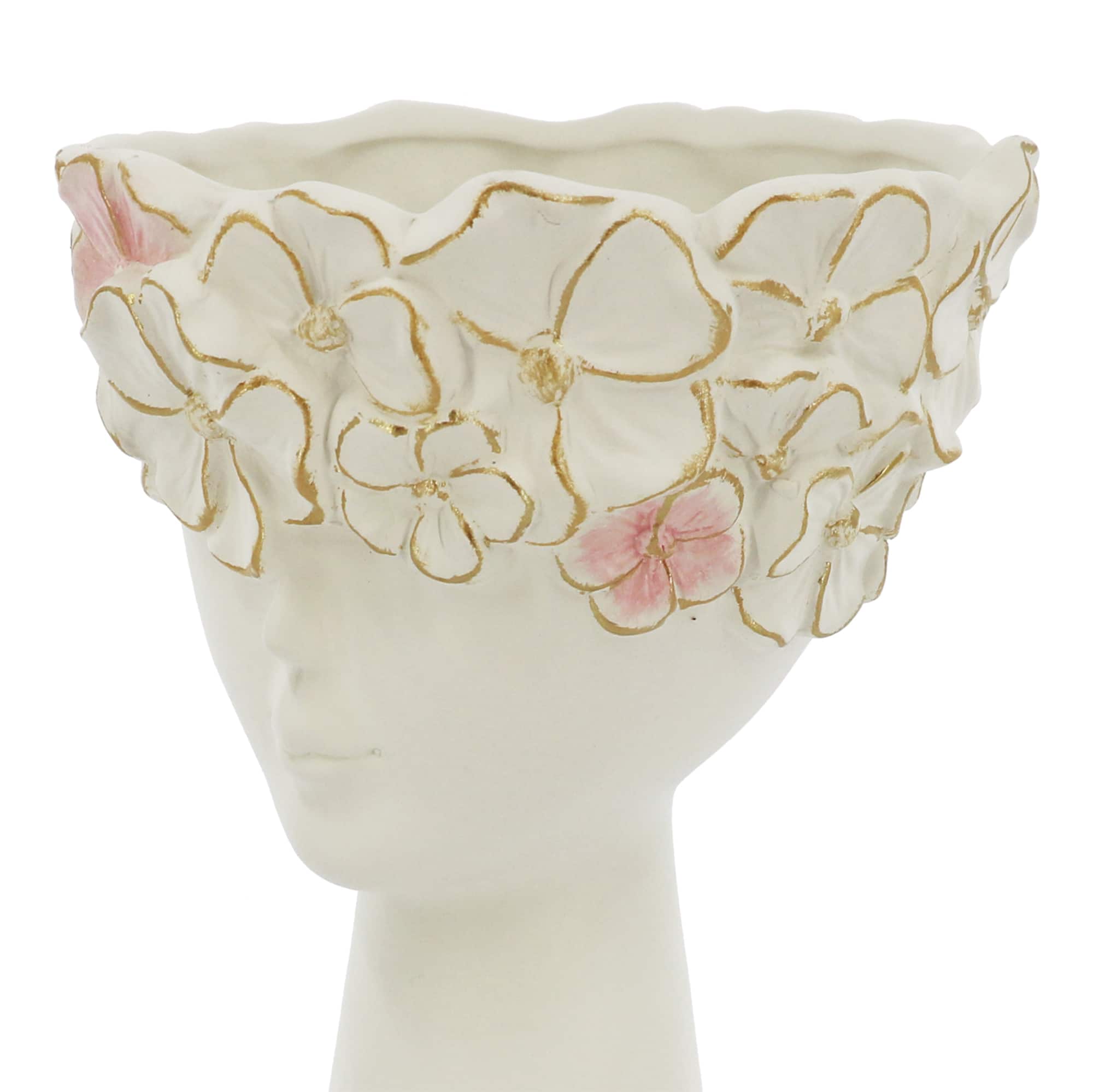 Ceramic Head Decorative Pot by Ashland